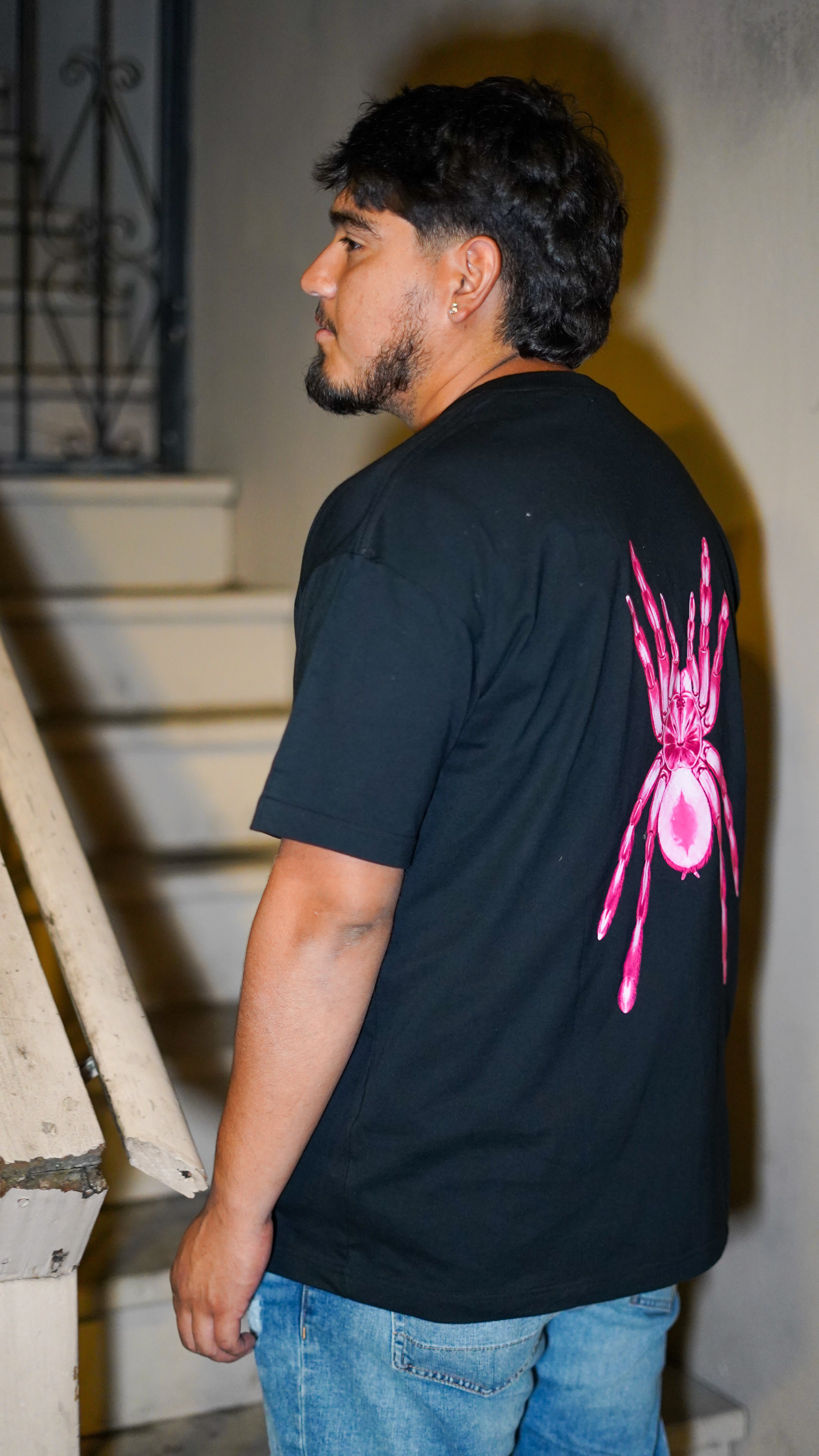 Pink camo oversized tee