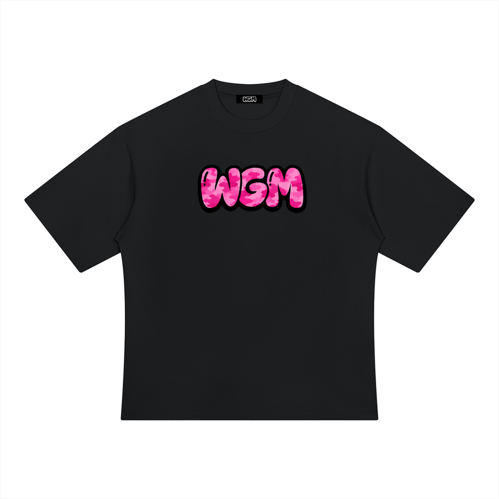 Pink camo spider tee