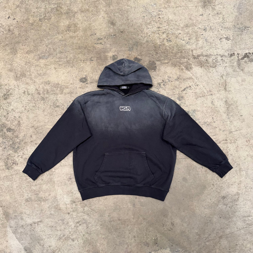 checkered flag Heavyweight Sunfade Oversized Hoodie