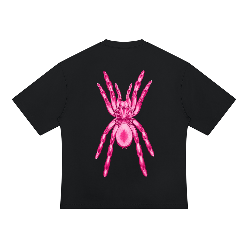 Pink camo spider tee