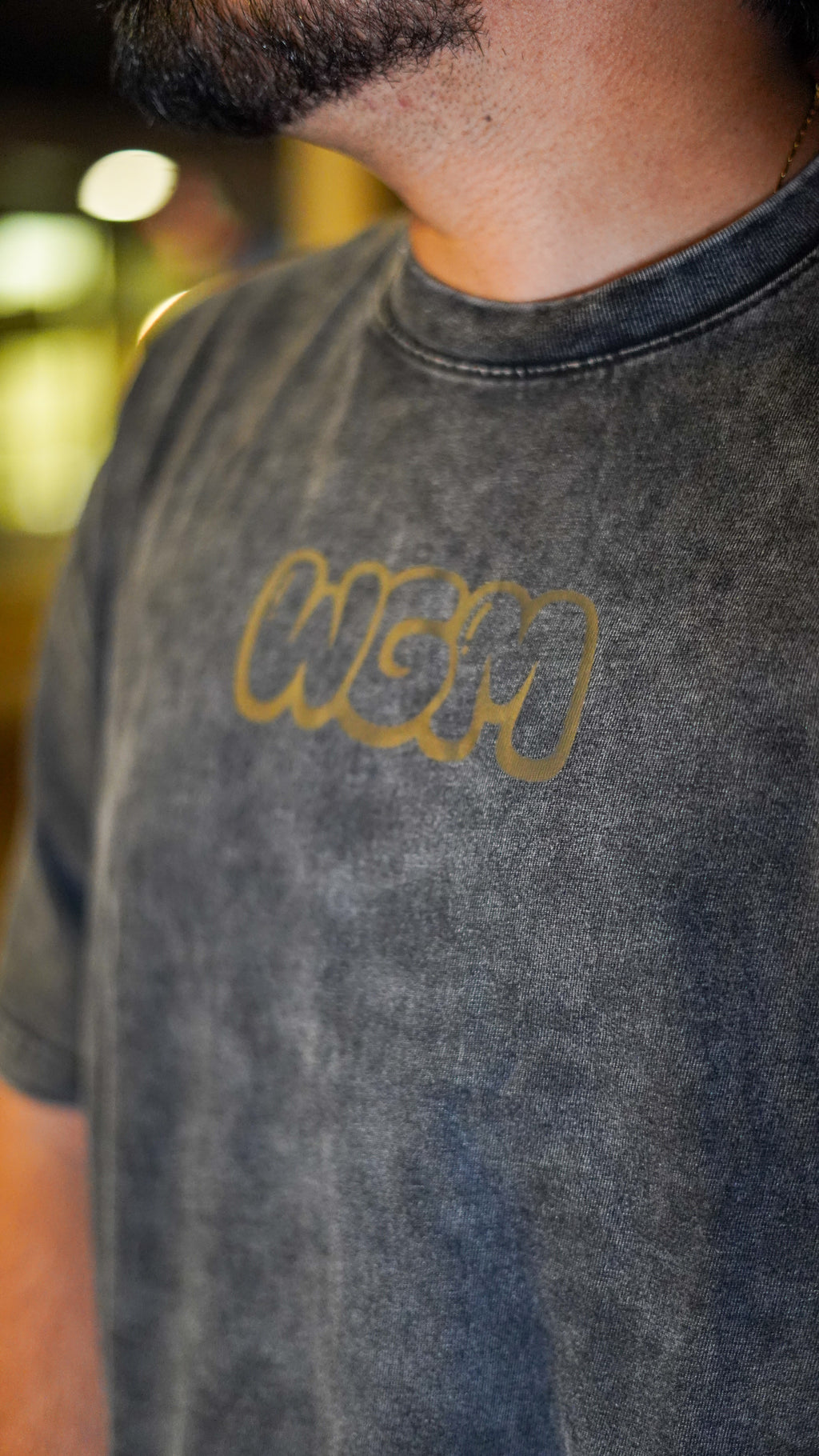 light the beam Snow Washed Oversized Tee