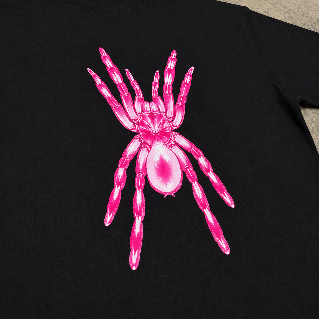 Pink camo oversized tee