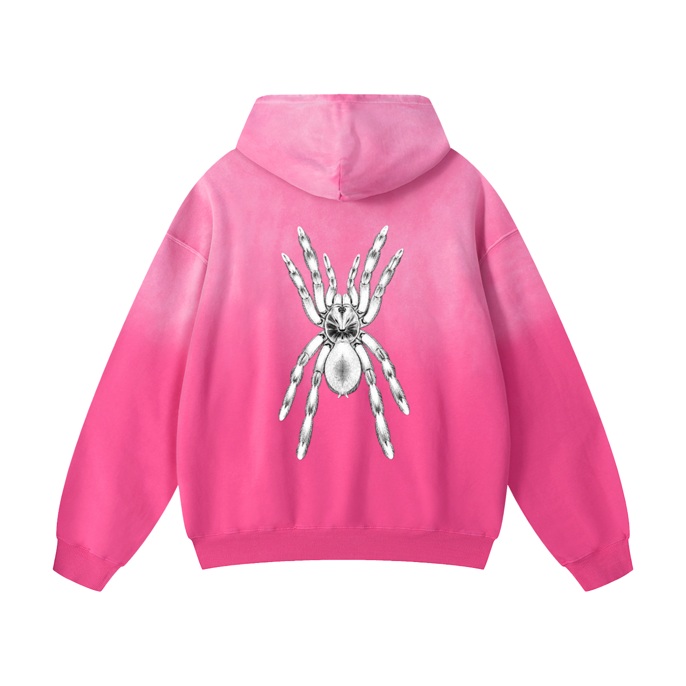 Pink spider Oversized Hoodie