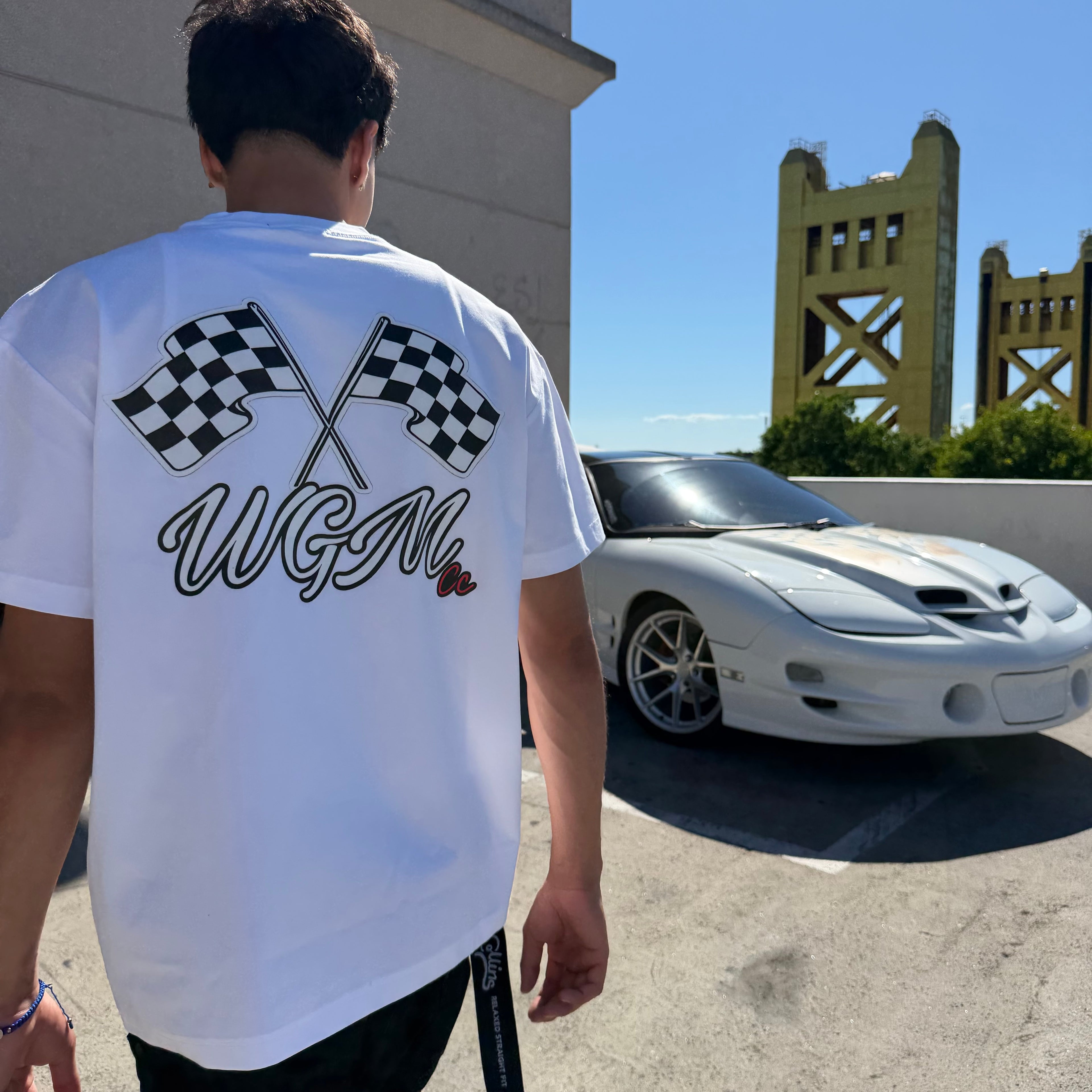 White wgm tee