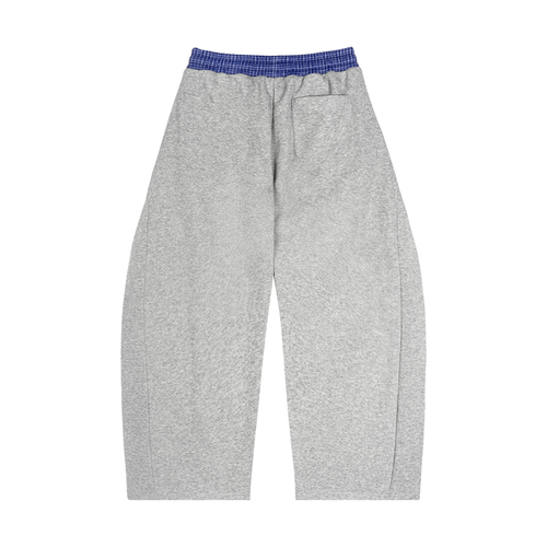 checkered baggy grey sweats